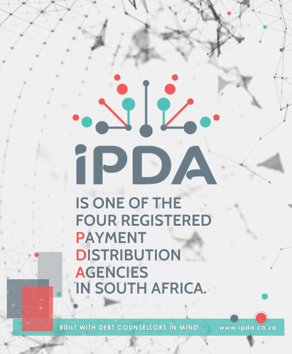 iPDA is One of the<br />
FOUR registered<br />
Payment<br />
Distribution<br />
Agencies<br />
in South Africa.